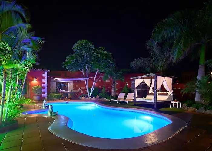 Vila Male: Oasis De Tranquilidad Con Piscina En El Corazon De Silos - Es-279-6 Los Silos